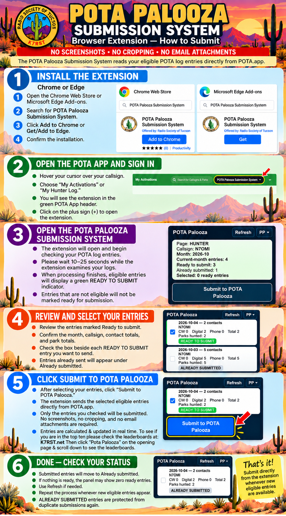 POTA Palooza Submission Guide